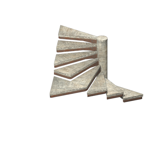 Stairs Spiral Triangle, TopTier