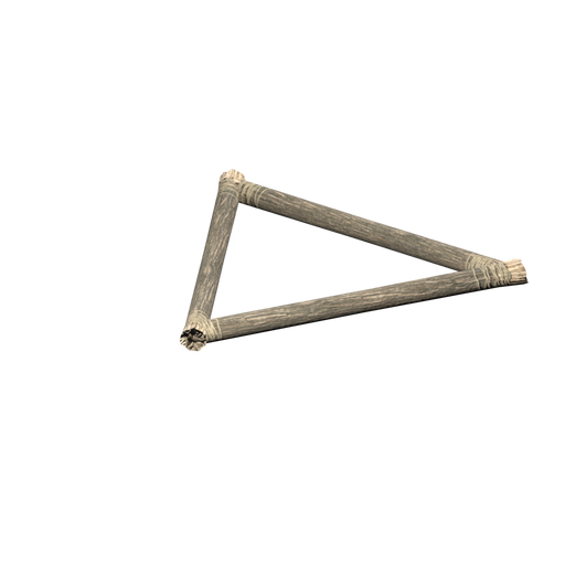 Floor Triangle Frame, Twigs