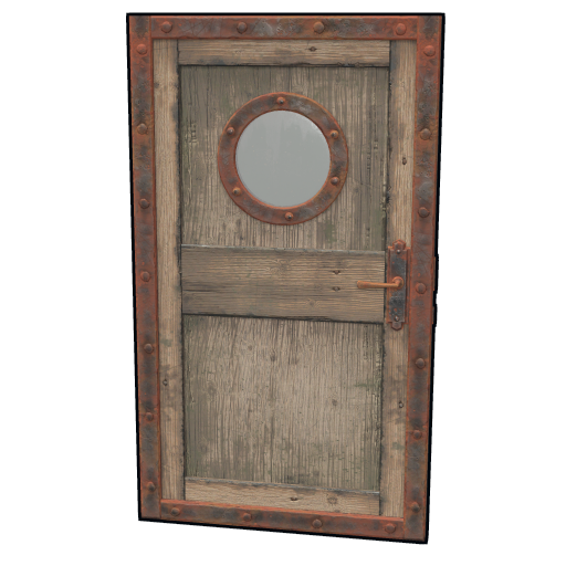 Wooden Boat Door