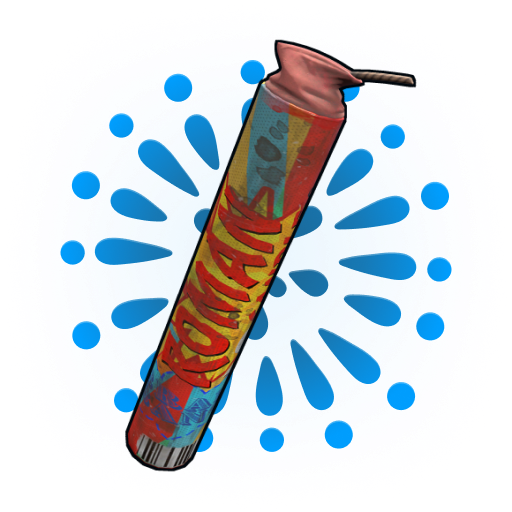 Blue Roman Candle