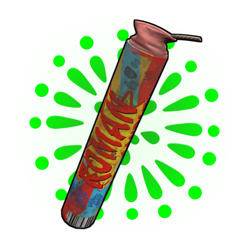 Green Roman Candle