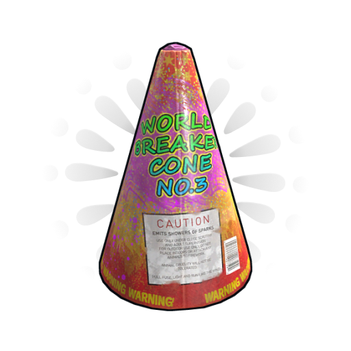 White Volcano Firework