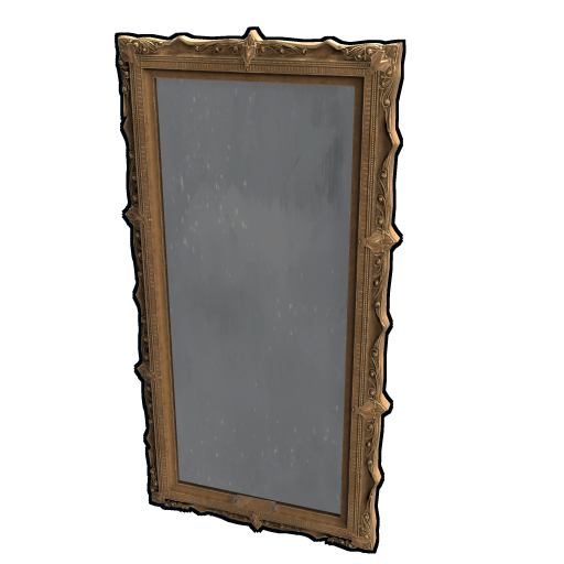Gold Mirror Standing