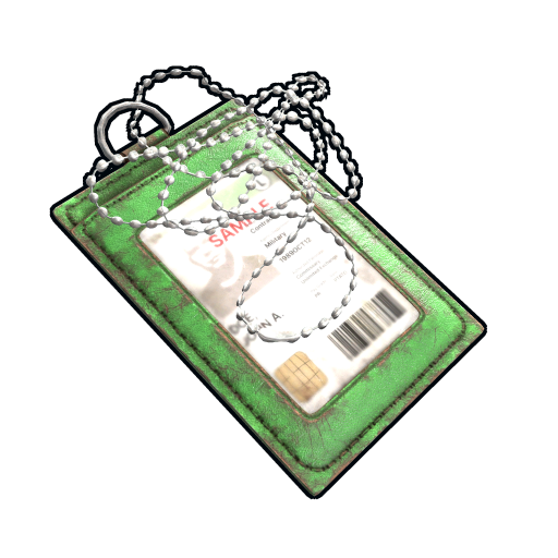Green ID Tag