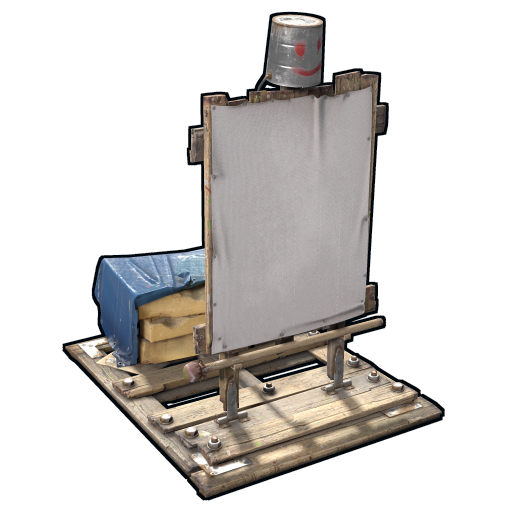 Paintable Reactive Target