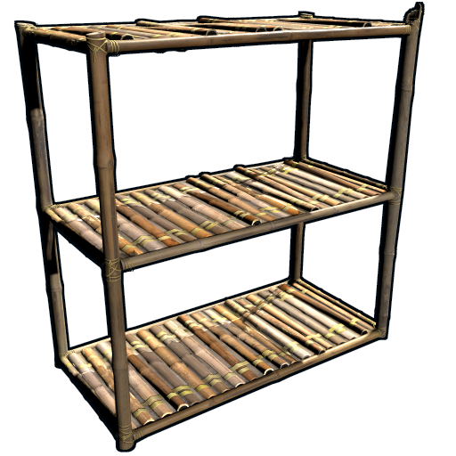 Bamboo Salvaged Shelves