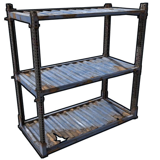 Salvaged Industrial Shelves