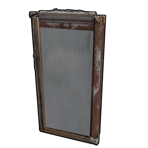 Scrap Mirror Standing