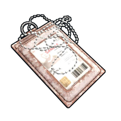 White ID Tag