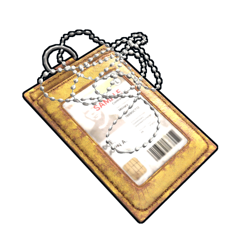 Yellow ID Tag