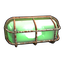 Green Industrial Wall Light