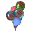 Clump of Mixed Balloons