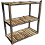 Bamboo Salvaged Shelves