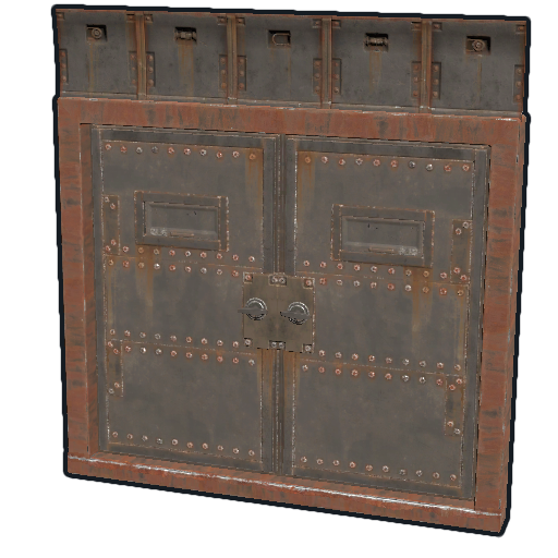 Armored Double Door